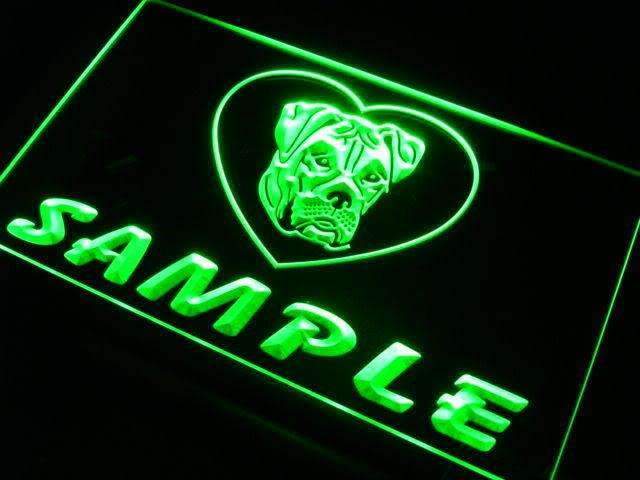 Personalized Name American Bulldog LED Neon Light Sign - Way Up Gifts