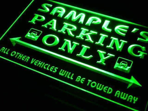 Personalized Parking Only LED Neon Light Sign - Way Up Gifts