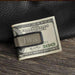 Engraved Stainless & Rubber Money Clip - Way Up Gifts