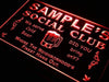 Personalized Social Club LED Neon Light Sign - Way Up Gifts