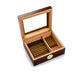 Personalized Glass Top Mahogany Cigar Humidor - Way Up Gifts