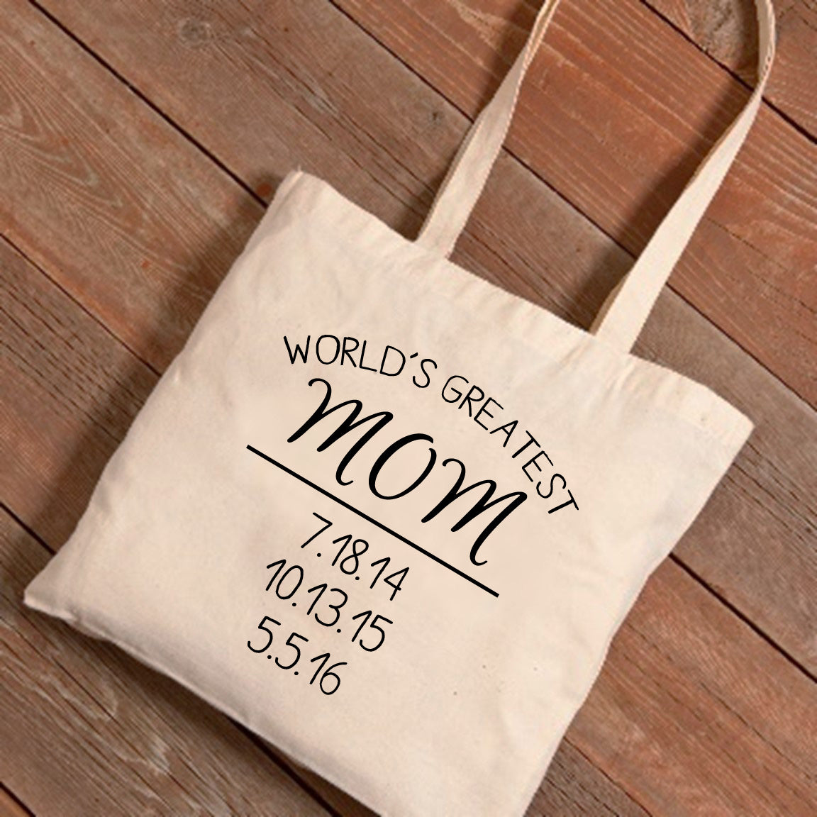 Worlds Greatest Mom Photo Tote Bag