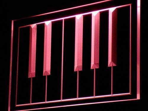 Piano Keyboard Keys LED Neon Light Sign - Way Up Gifts