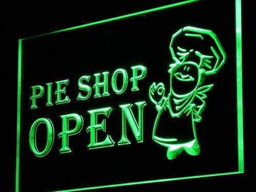 Pie Shop Open LED Neon Light Sign - Way Up Gifts