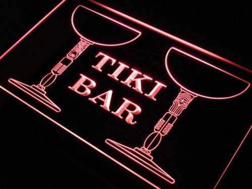 Pillars Tiki Bar LED Neon Light Sign - Way Up Gifts