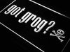Pirates Skull Got Grog LED Neon Light Sign - Way Up Gifts