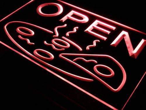 Pizza Pizzeria Open LED Neon Light Sign - Way Up Gifts