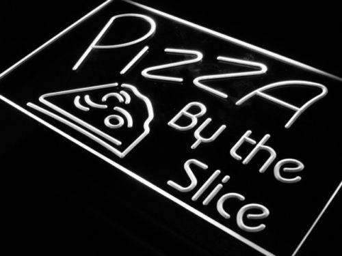 Pizzeria Pizza by the Slice LED Neon Light Sign - Way Up Gifts
