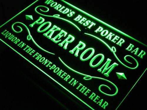 Poker Bar Best Poker Room LED Neon Light Sign - Way Up Gifts