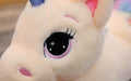 Big Stuffed Unicorn Plush Toy (Rainbow) - Way Up Gifts