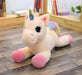 Big Stuffed Unicorn Plush Toy (Rainbow) - Way Up Gifts