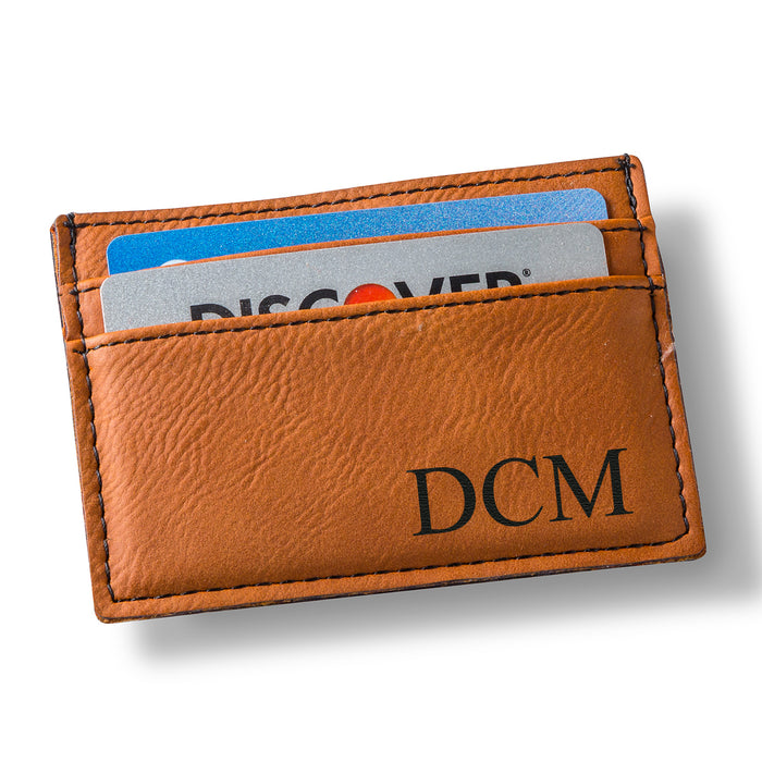 Personalized Card Wallet & Money Clip - Way Up Gifts