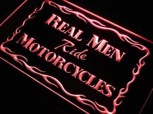 Real Men Ride Motorcycles LED Neon Light Sign - Way Up Gifts