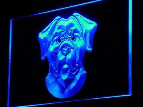 Rottweiler Head LED Neon Light Sign - Way Up Gifts