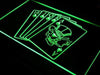 Royal Flush Poker Skull LED Neon Light Sign - Way Up Gifts