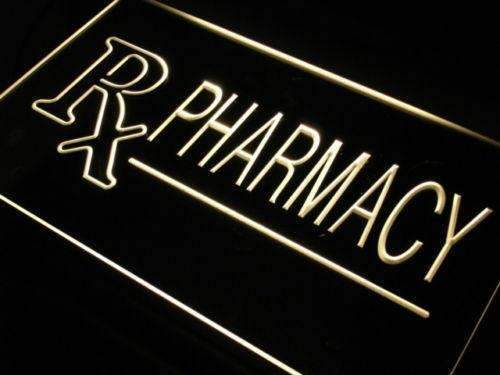 Rx Pharmacy LED Neon Light Sign - Way Up Gifts