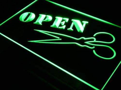 Scissors Hair Cut Open LED Neon Light Sign - Way Up Gifts