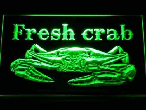 Seafood Fresh Crab LED Neon Light Sign - Way Up Gifts