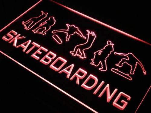 Skateboard Training Skateboarding LED Neon Light Sign - Way Up Gifts