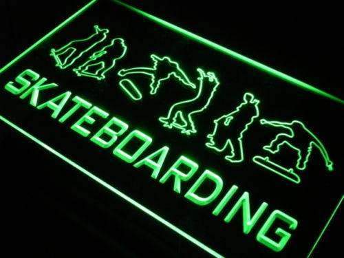 Skateboard Training Skateboarding LED Neon Light Sign - Way Up Gifts