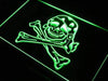 Skull Crossbones Pirate Girl LED Neon Light Sign - Way Up Gifts