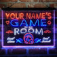 Personalized Game Room 3-Color LED Neon Light Sign - Way Up Gifts