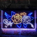 Rose Flower Shop Room Display 3-Color LED Neon Light Sign - Way Up Gifts