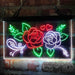 Rose Flower Shop Room Display 3-Color LED Neon Light Sign - Way Up Gifts