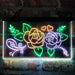 Rose Flower Shop Room Display 3-Color LED Neon Light Sign - Way Up Gifts