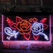 Rose Flower Shop Room Display 3-Color LED Neon Light Sign - Way Up Gifts