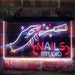 Nails Studio Beauty Salon 3-Color LED Neon Light Sign - Way Up Gifts