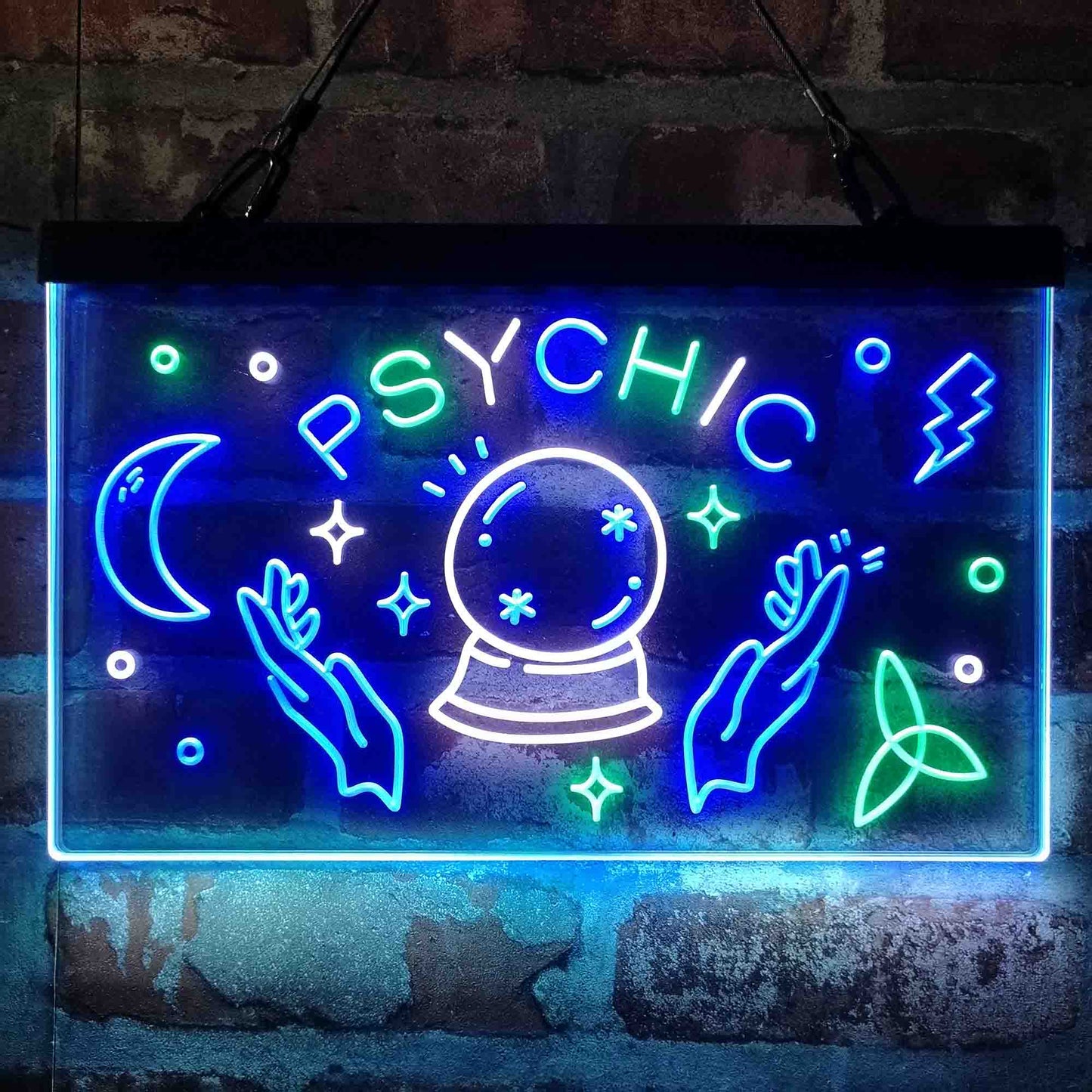 Psychic Reader Star Moon Boutique 3-Color LED Neon Light Sign - Way Up Gifts