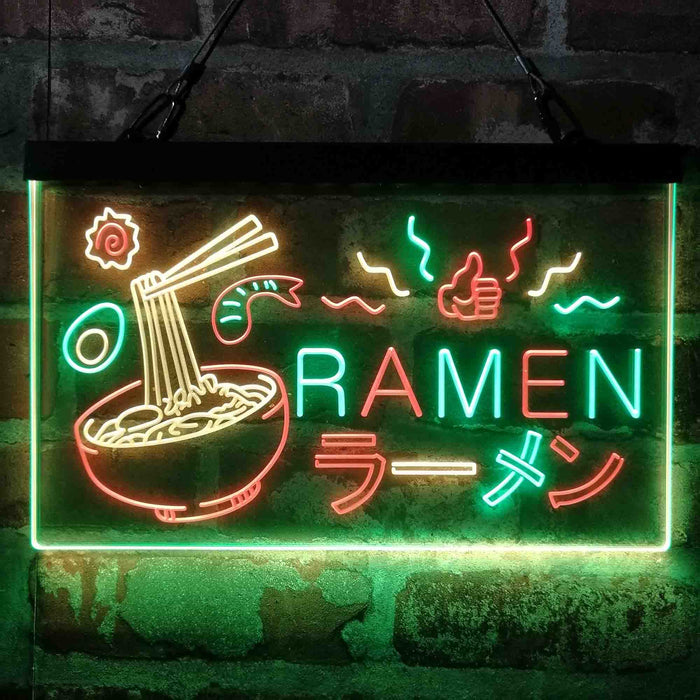 Japan Ramen Noodle Food 3-Color LED Neon Light Sign - Way Up Gifts