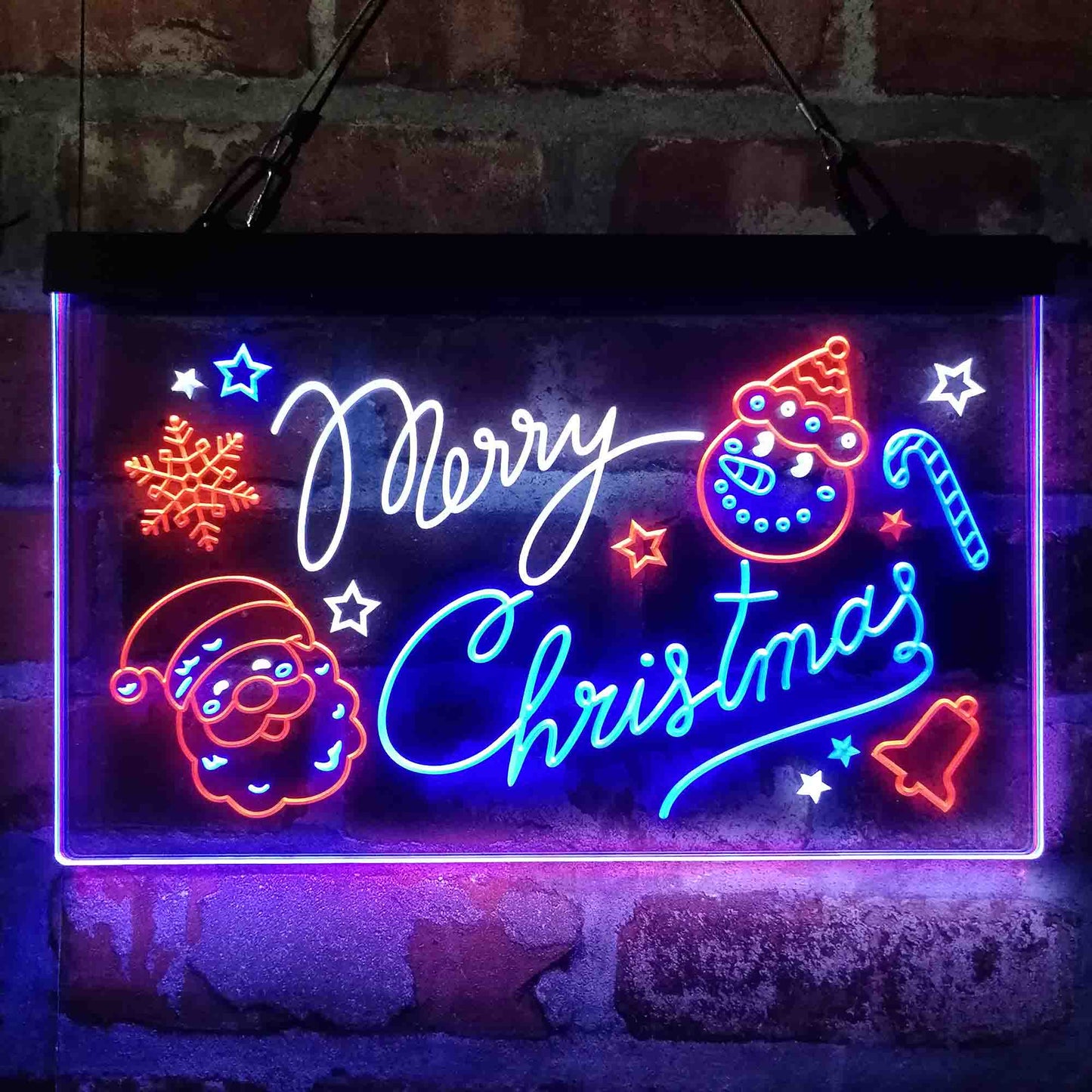 Merry Christmas Decoration 3-Color LED Neon Light Sign – Way Up Gifts