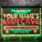 Personalized Cowboy Man Cave 3-Color LED Neon Light Sign - Way Up Gifts