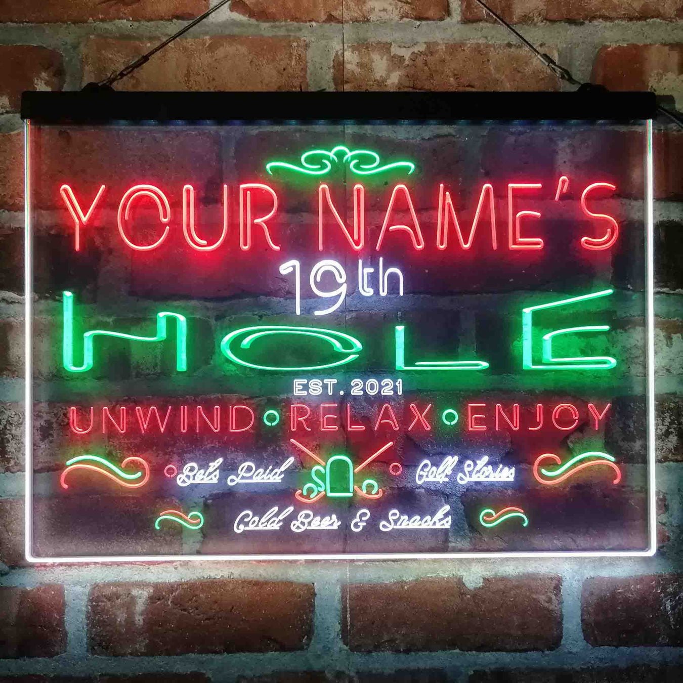 3-Color LED Neon Light Signs