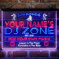 Personalized DJ Zone Music Disco 3-Color LED Neon Light Sign - Way Up Gifts