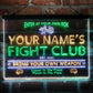 Personalized Fight Club 3-Color LED Neon Light Sign - Way Up Gifts