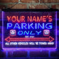 Personalized Parking Space Garage 3-Color LED Neon Light Sign - Way Up Gifts