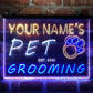 Personalized Pet Grooming Shop 3-Color LED Neon Light Sign - Way Up Gifts