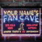 Personalized Baseball Fan Cave 3-Color LED Neon Light Sign - Way Up Gifts