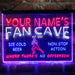 Personalized Football Fan Cave 3-Color LED Neon Light Sign - Way Up Gifts