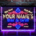 Personalized Bar & Grill Beer 3-Color LED Neon Light Sign - Way Up Gifts