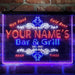 Personalized Bar & Grill Beer 3-Color LED Neon Light Sign - Way Up Gifts