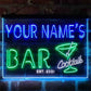 Personalized Cocktail Glass Bar 3-Color LED Neon Light Sign - Way Up Gifts