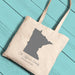Personalized State Canvas Tote - Way Up Gifts