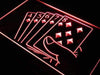 Straight Flush Poker LED Neon Light Sign - Way Up Gifts