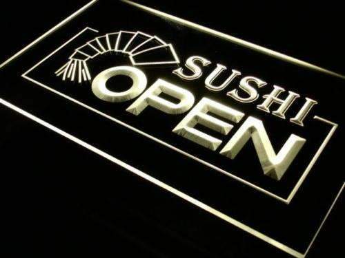 Sushi Open LED Neon Light Sign - Way Up Gifts
