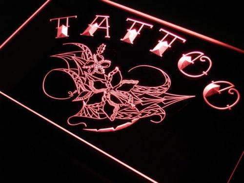 Tattoo Flower Art LED Neon Light Sign - Way Up Gifts