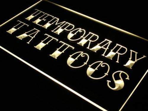 Temporary Tattoos LED Neon Light Sign - Way Up Gifts